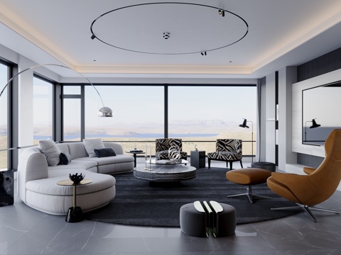 Modern Italian Living Room