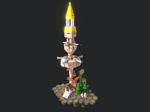 Guard Tower miniature first edition