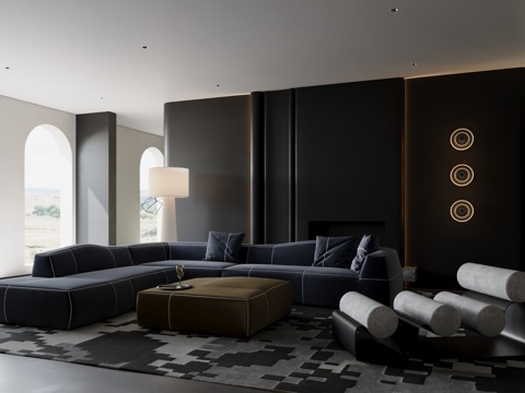 Modern Italian Living Room