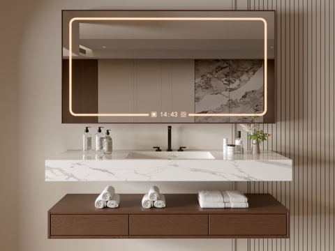 Modern Bathroom Cabinet Bathroom Basin Bathroom Ornaments