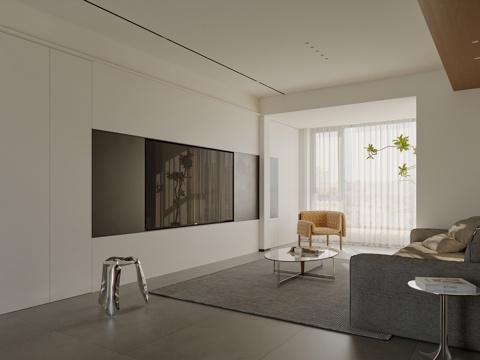 Modern Minimalist Home Living Room Gray Style Living Room Modern Minimalist Living Room Sofa Coffee Table Combination