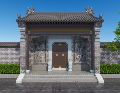 Gate Door Head Villa Gate Entrance Door