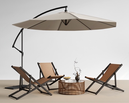 Modern Outdoor Chair Outdoor Lounge Chair Outdoor Reclining Chair Outdoor Table and Chair Sunshade Rattan Coffee Table