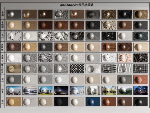 Modern Other Material PBR Material Ball Wood Finish Stone Floor Coating