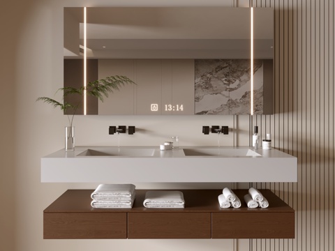 Modern Bathroom Cabinet Bathroom Basin Bathroom Ornaments
