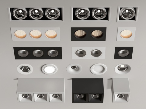 Modern Downlight combination embedded downlight spotlight open downlight