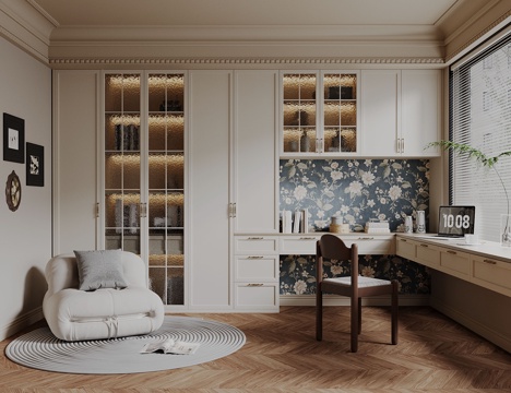 French Mid-century Style Study
