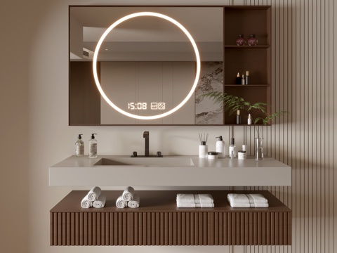 Modern Bathroom Cabinet Bathroom Basin Bathroom Ornaments