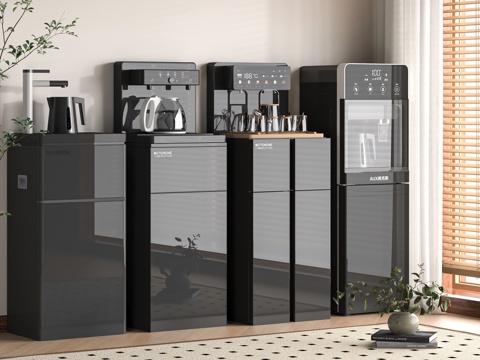 Modern Water Dispenser Water Purifier Steam Oven Coffee Machine
