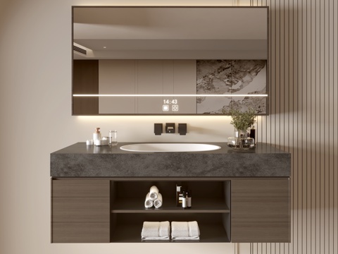 Modern Bathroom Cabinet Bathroom Basin Bathroom Ornaments