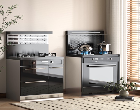 Modern integrated stove stove stove gas stove intelligent voice integrated stove