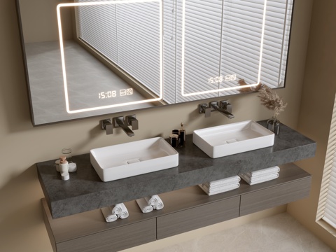 Modern Bathroom Cabinet Bathroom Basin Bathroom Ornaments