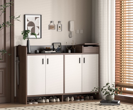 Modern Shoe Cabinet Entrance Shoe Cabinet Low Shoe Cabinet Finished Shoe Cabinet