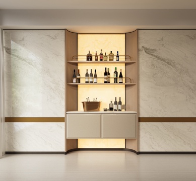 Modern Affordable Luxury Style Sideboard Side Cabinet Wine Cabinet Decorative Cabinet Dining Cabinet Wine Storage Rack