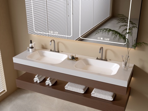 Modern Bathroom Cabinet Bathroom Basin Bathroom Ornaments