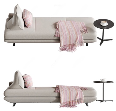 Modern chaise longue sofa stool