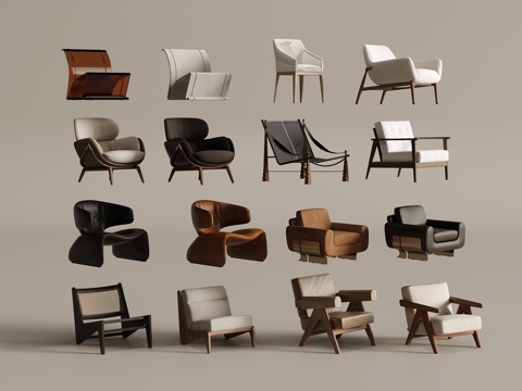 Lounge Chair modern leisure chair combination