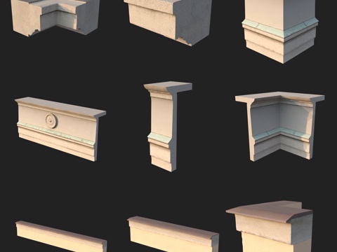Building component gypsum line eaves