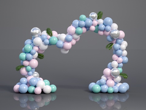Love Balloon Arch Art Display Device
