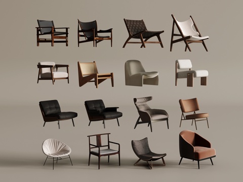 Lounge Chair modern leisure chair combination