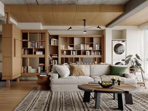 Middle Ancient Log Home Living Room Log Style Living Room Large Flat Floor Living Room Sofa Coffee Table Combination