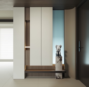Modern household shoe cabinet