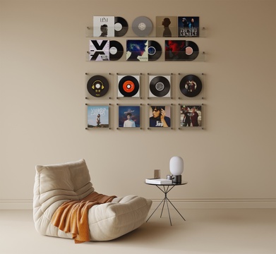 Modern Beanbag Caterpillar Sofa Decorative Frame Wall Decoration