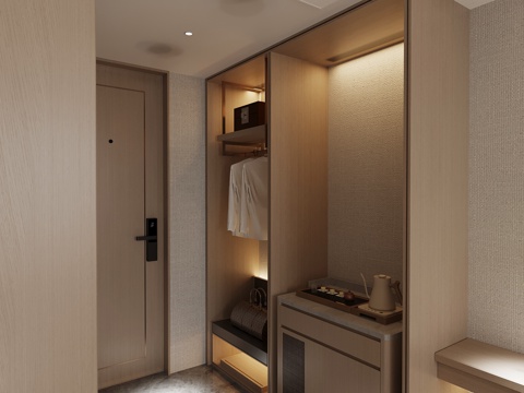 Hotel Modern Hotel Room Cabinet Wardrobe Locker