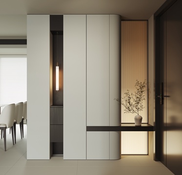 Modern household shoe cabinet