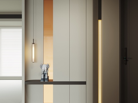 Modern household shoe cabinet