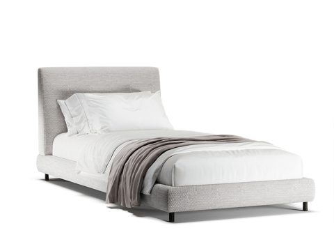 Modern Simple Single Bed Single Bed Simple Bed Bedroom Bed Pillow