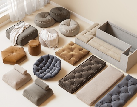 Modern Cushion Bay Window Cushion Tatami Cushion Futon Bay Window Cushion Cushion Round Cushion
