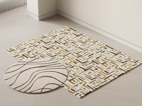 Modern Carpet Combo Memphis Carpet Antique Carpet Colorful Carpet Square Carpet
