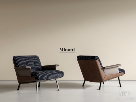 Middle Ancient Lounge Chair Mid-century Style Leisure Chair minotti Fabric Leisure Chair Support