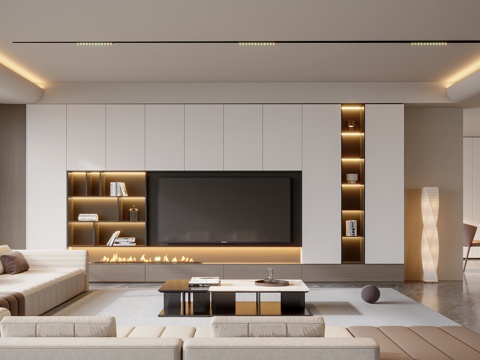 Modern Home Living&Dining Room