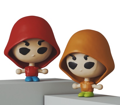 Modern Doll Children's Toy Trendy Play Hand-held Q Version Cute Doll Decorative Furnishings