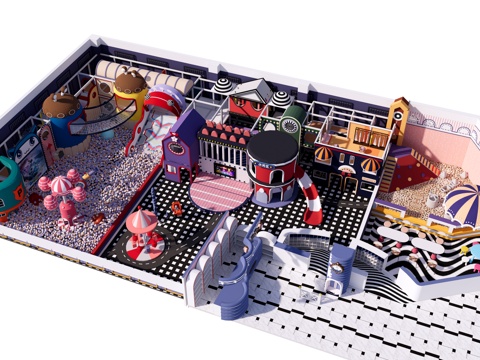 Children's Zone Trampoline Morandi Super Jumping Bed Naughty Castle Children's Interactive Facilities Jumping Music Indoor Jumping
