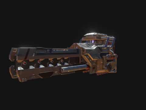 Heavy blasting gun-reader-first contact