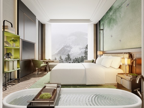 Modern Luxury Hotel Room King Room Twin Room Suite