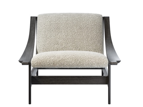 Molteni & C Italian Minimalist Lounge Chair Antique Leisure Chair Fabric Leisure Chair