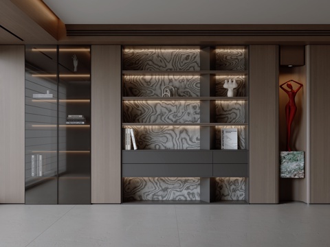 Modern Italian Bookcase