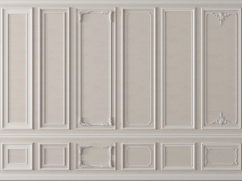 French Line Gypsum Line Carved Gypsum Line Carved Wall Gypsum Component