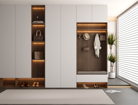 Modern Shoe Cabinet Entrance Shoe Cabinet Partition Shoe Cabinet