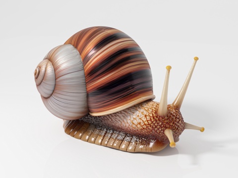Snail Servant, Tired Melon, Cow Snakes, Crawler, Climbing Pet Specimen Samples, Popular Science Education Exhibition Display Hand