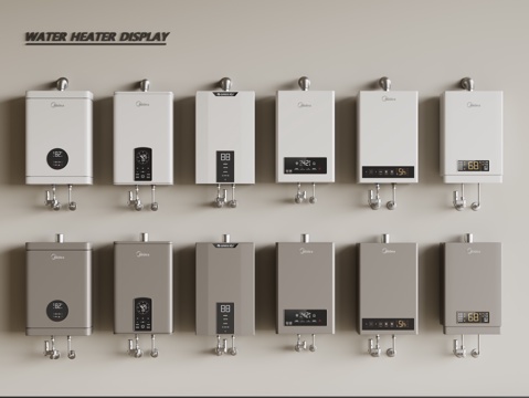 modern water heater gas meter