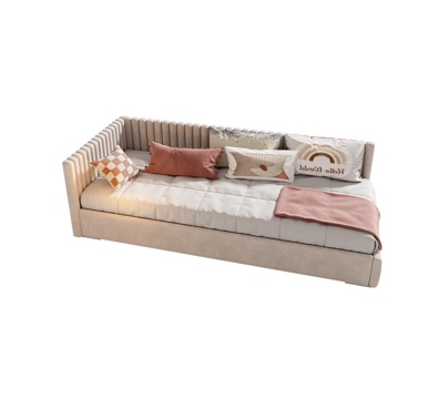 Modern Single Bed Girls' Room Single Bed Children's Single Bed Tatami Single Bed