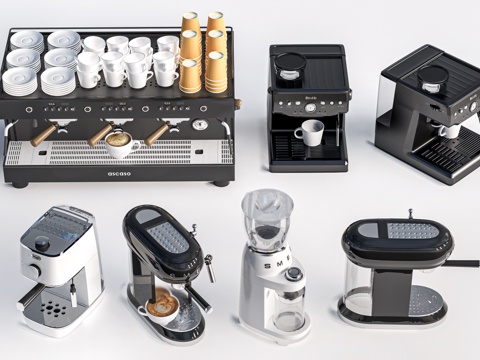 Modern Coffee Machine Coffee Supplies Bean Grinder