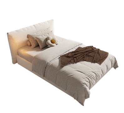 Modern Single Bed Fabric Single Bed Hotel Single Bed kids Bed Children's Bed
