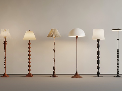 French floor lamp Antique floor lamp