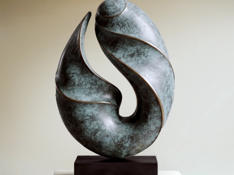 Modern Quiet Sculpture Ornaments Metal Sculpture Bronze Ornaments Bronze Ornaments Metal Ornaments